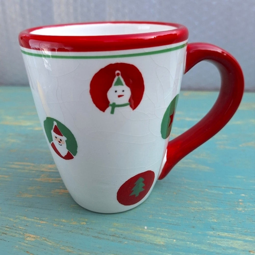 Vintage Mug Santa Clause St Nicholas Square North Pole Christmas Gift Coffee Cup